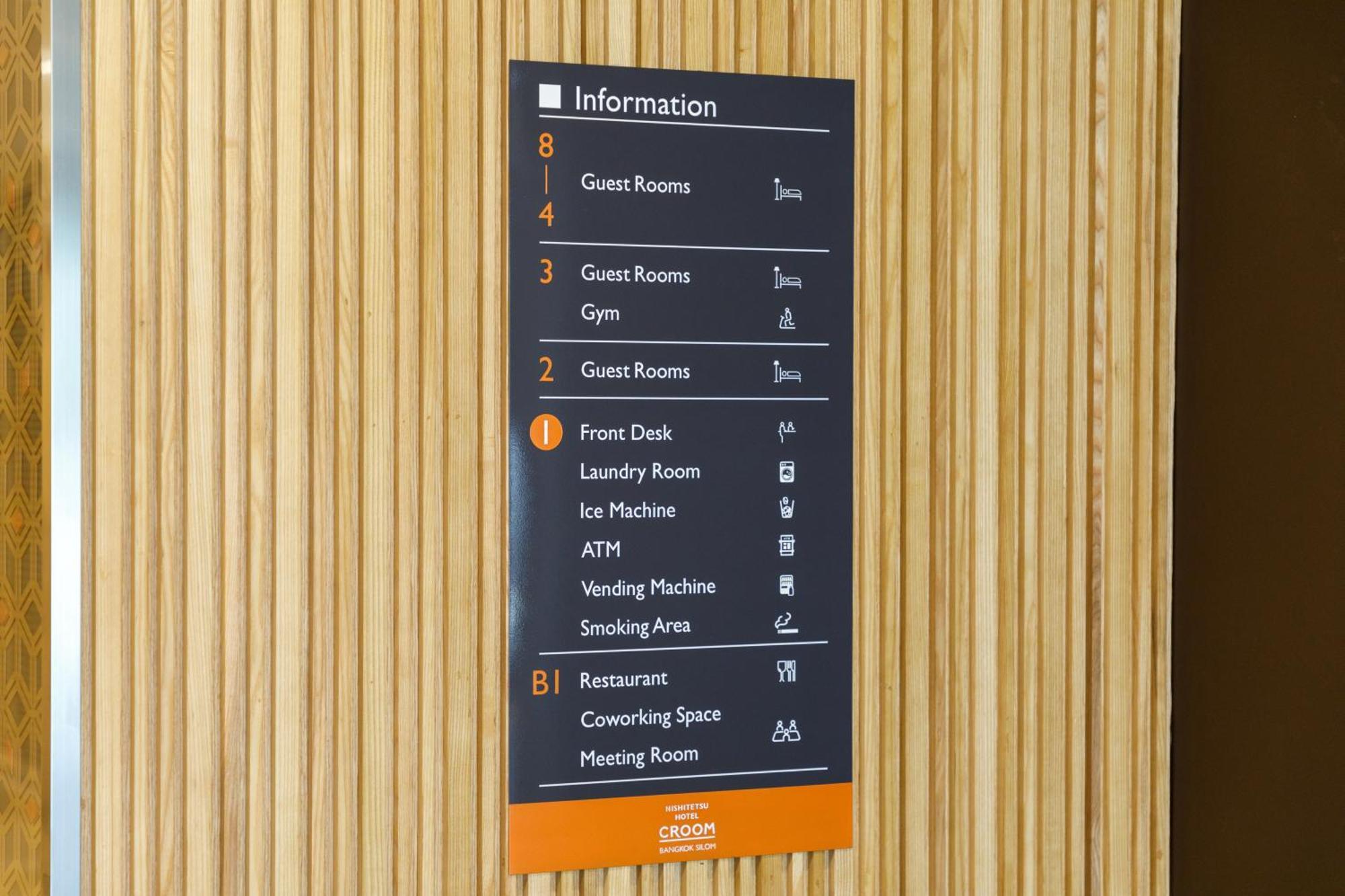 Nishitetsu Hotel Croom Bangkok Silom Exteriör bild